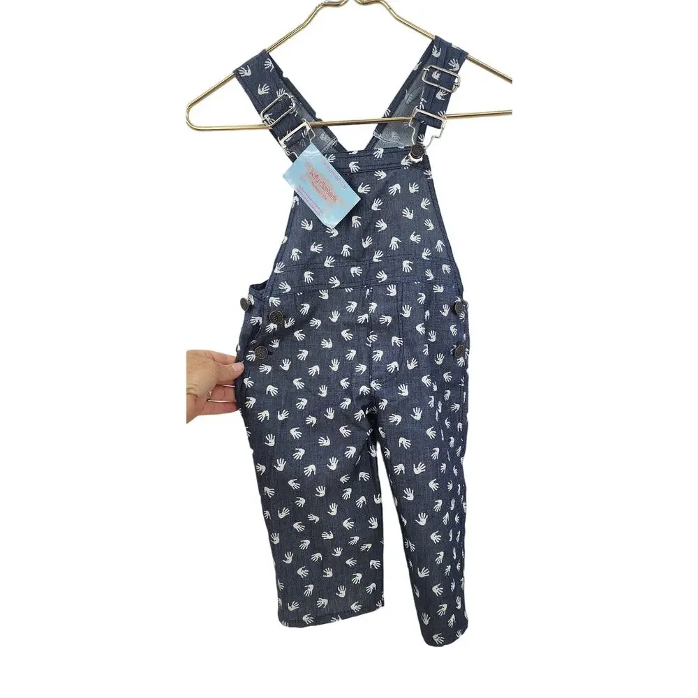 New NWT‎ Lofty Elephants Handmade In India Overalls Size 2 2T